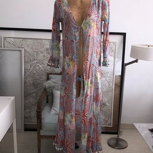 RANEE’S Tropical Cover Up floral